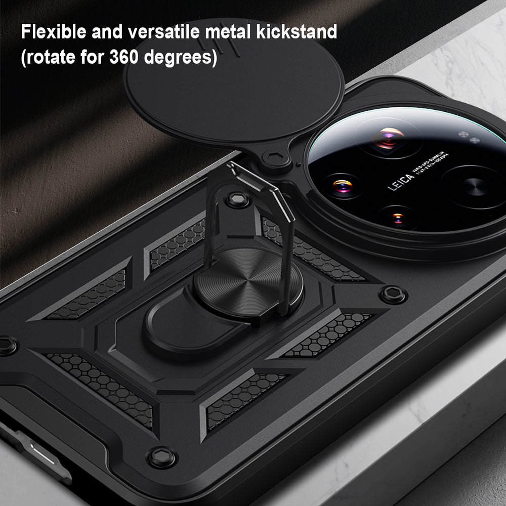 Hülle für Xiaomi 17 Ultra, Techsuit, CamShield, Schwarz