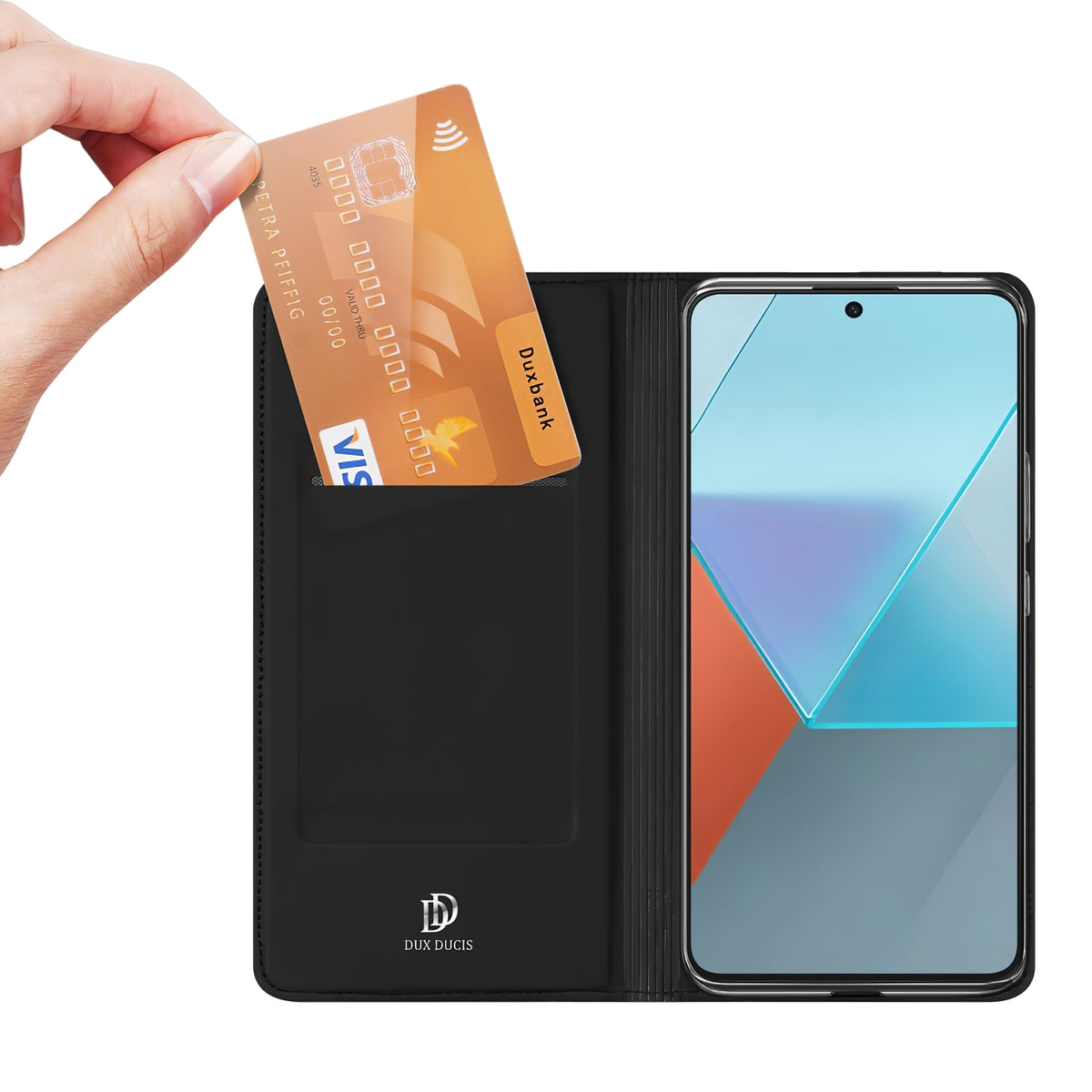 Tasche für Xiaomi Poco X6 / Note 13 Pro 5G, DUX DUCIS, Skin Pro, Schwarz