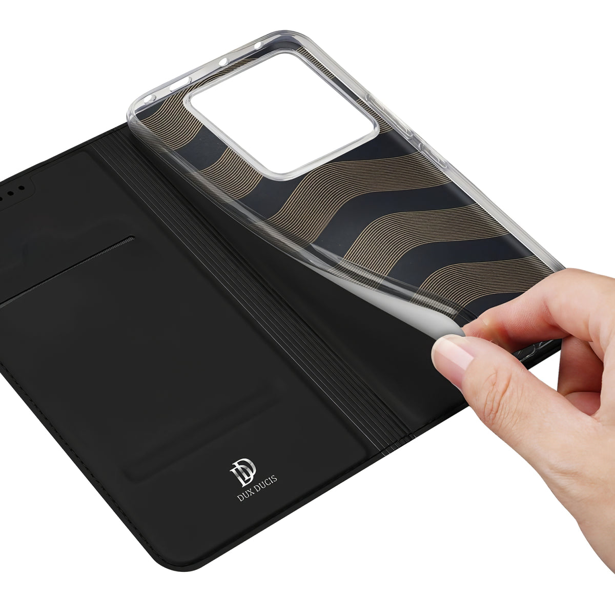 Tasche für Xiaomi Poco X6 / Note 13 Pro 5G, DUX DUCIS, Skin Pro, Schwarz