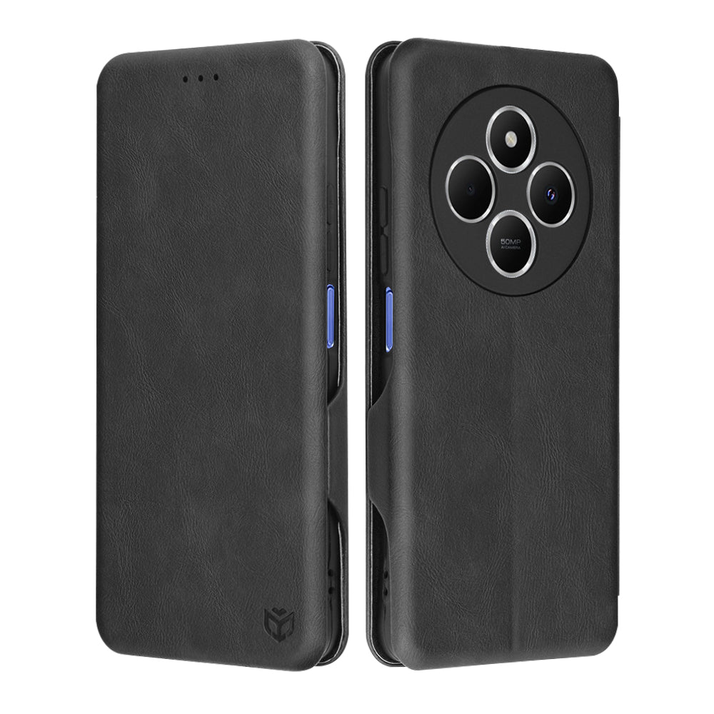 Hülle für Xiaomi Poco C75 / Redmi 14C, Techsuit, Safe Wallet Plus, Schwarz