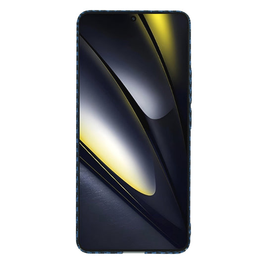Hülle für Xiaomi Poco F6, Techsuit, Carbonite FiberShell, Türkis