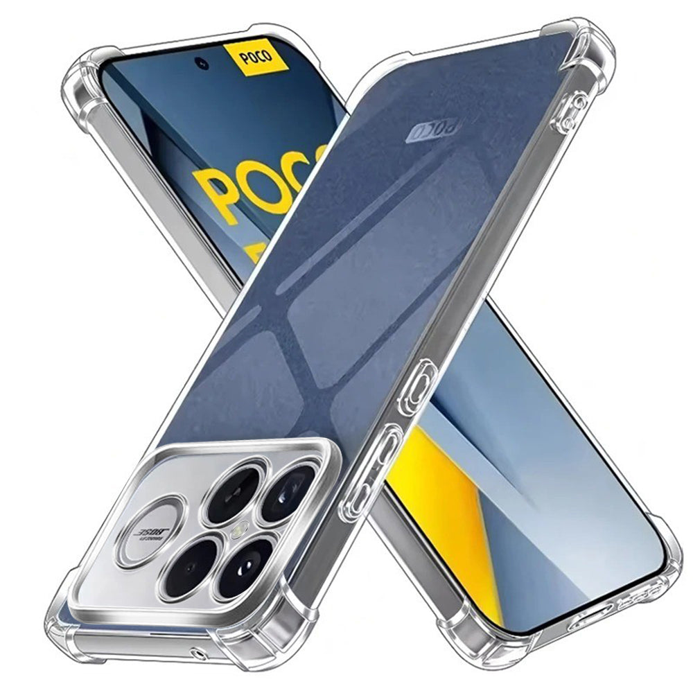 Hülle für Xiaomi Poco F8 Ultra, Techsuit, Shockproof Clear, Transparent