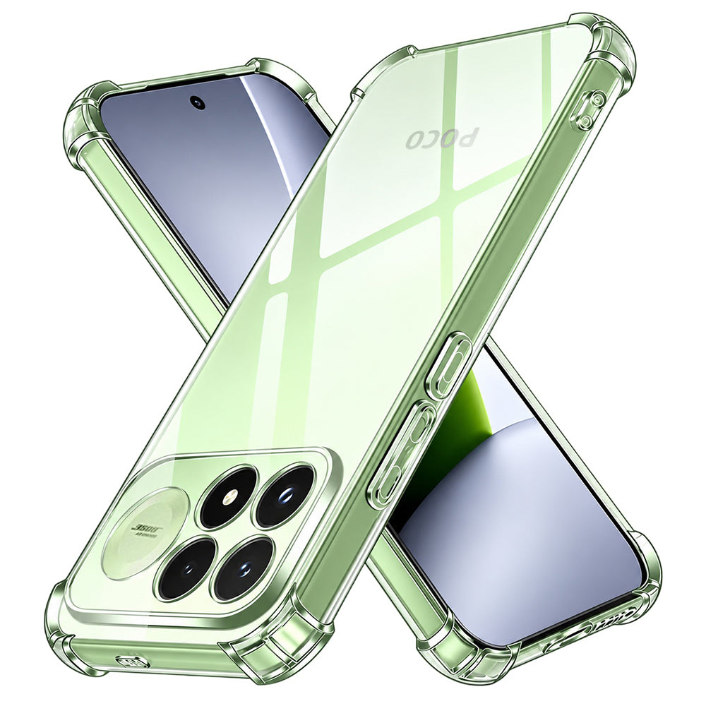 Case for Xiaomi Poco F9 Pro, Techsuit, Shockproof Clear, Transparent