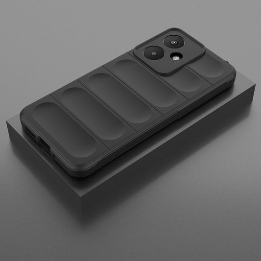 Hülle für Xiaomi Poco M6 4G / Redmi 13, Techsuit, Magic Shield, Schwarz