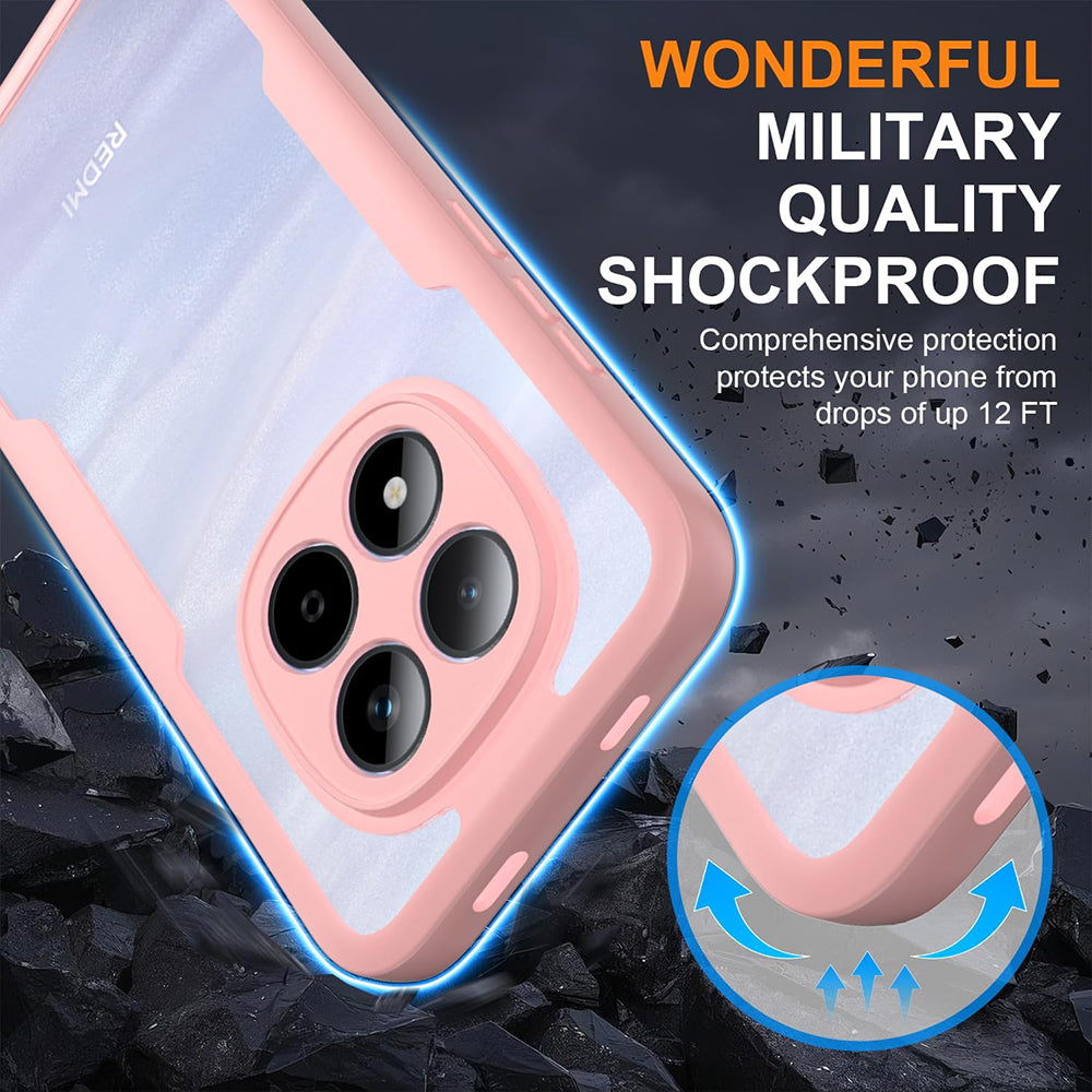 Hülle für Xiaomi Poco M8 Pro / Redmi Note 15 Pro+ 5G, Techsuit, ColorVerse 360, Rosa