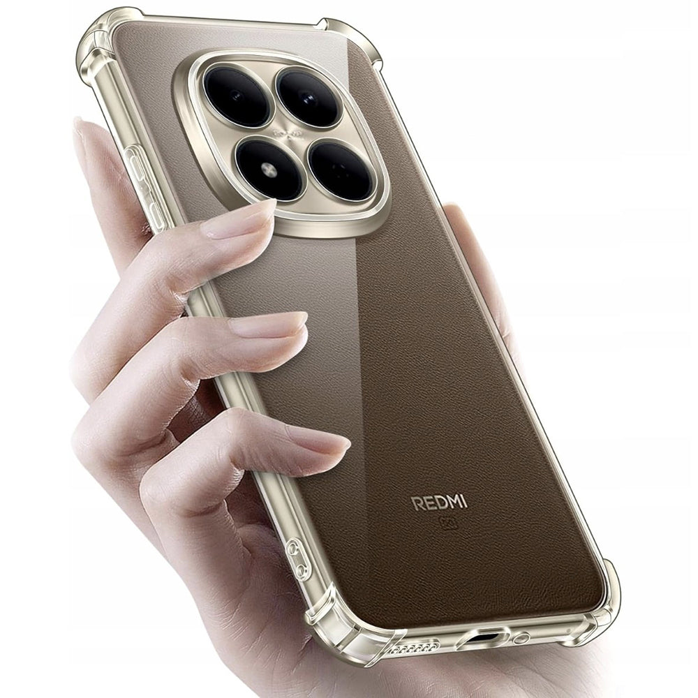 Case for Xiaomi Poco M8 Pro / Redmi Note 15 Pro+ 5G, Techsuit, Shockproof Clear, Transparent