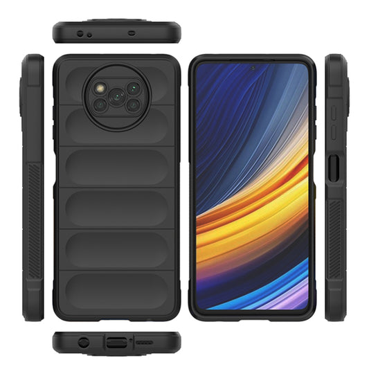 Hülle für Xiaomi Poco X3 Pro / X3 NFC / X3, Techsuit, Magic Shield, Schwarz