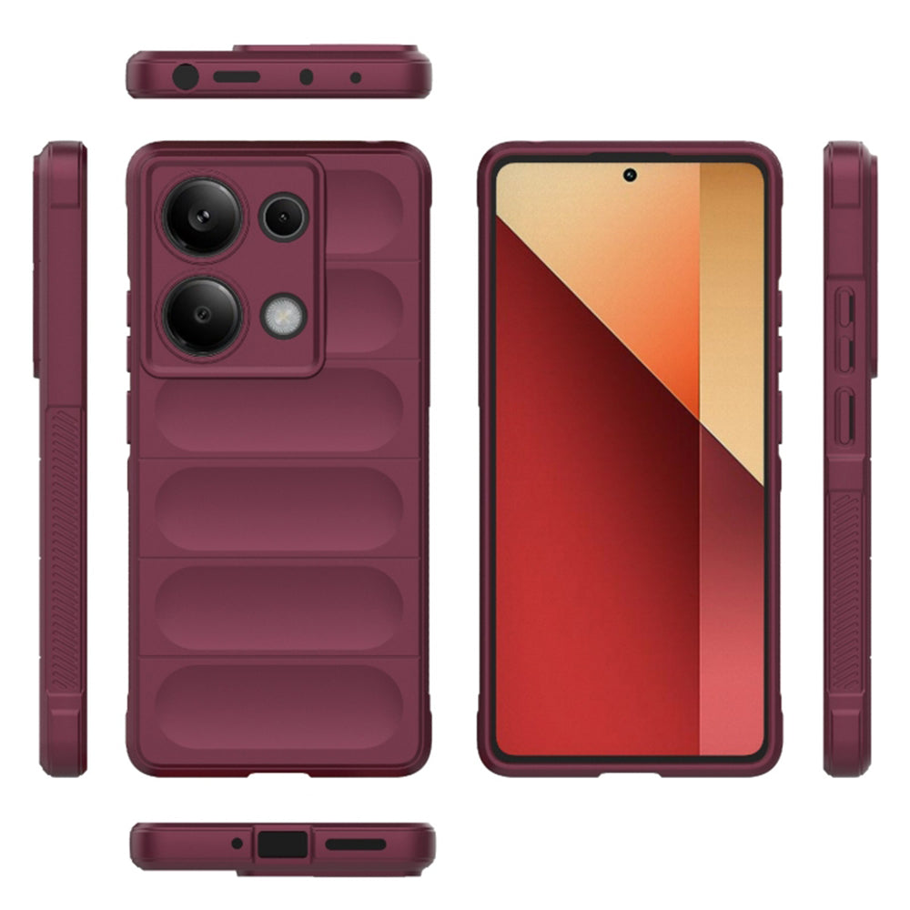 Hülle für Xiaomi Poco X6 / Redmi Note 13 Pro 5G, Techsuit, Magic Shield, Rot