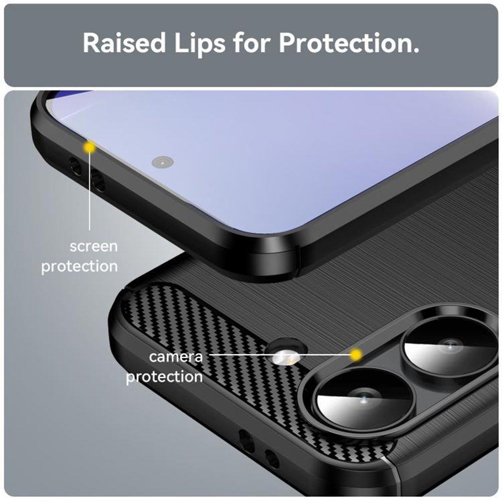 Hülle für Xiaomi Poco X8 Pro, Techsuit, Carbon, Blau