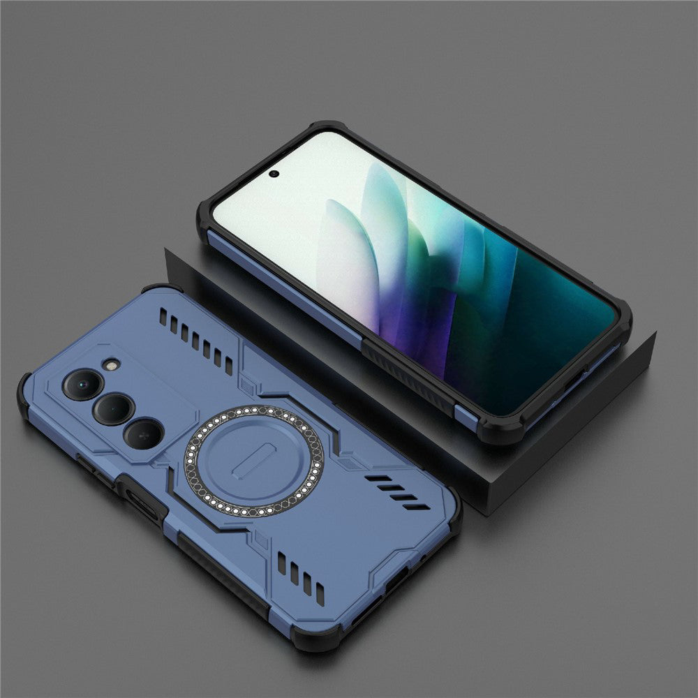 MagSafe-Hülle für Xiaomi Redmi 15 5G / 15 4G, Techsuit, ArmorMag, Blau