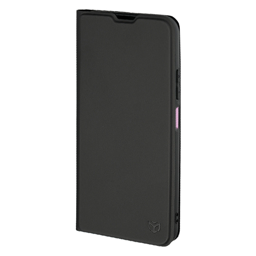 Hülle für Xiaomi Redmi 17C 5G, Techsuit, Magskin Book, Schwarz