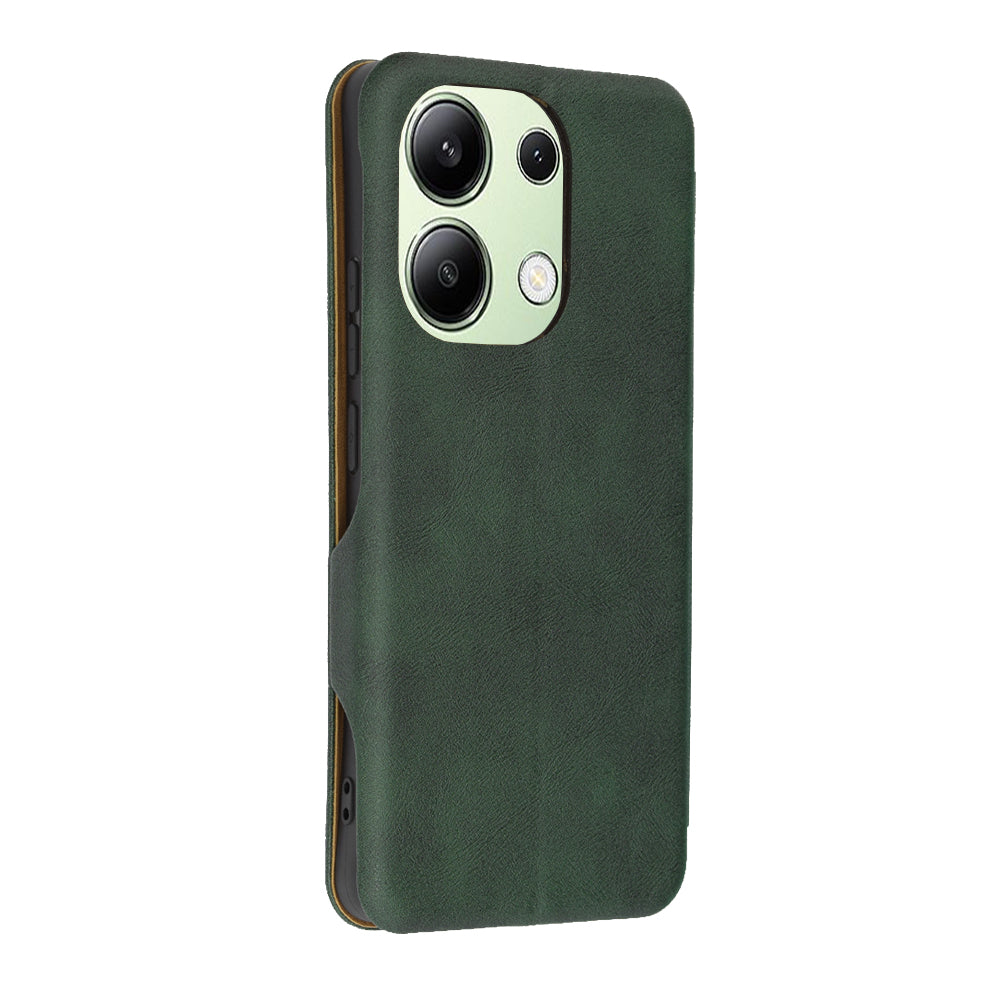Hülle für Xiaomi Redmi Note 13 4G, Techsuit, Safe Wallet Plus, Grün