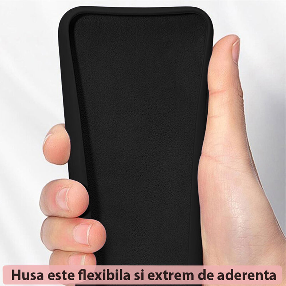 Hülle für Xiaomi Redmi Note 13 4G, Techsuit, Soft Edge, Schwarz