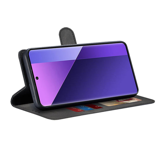 Hülle für Xiaomi Redmi Note 13 Pro+, Techsuit, Diary Book, Schwarz