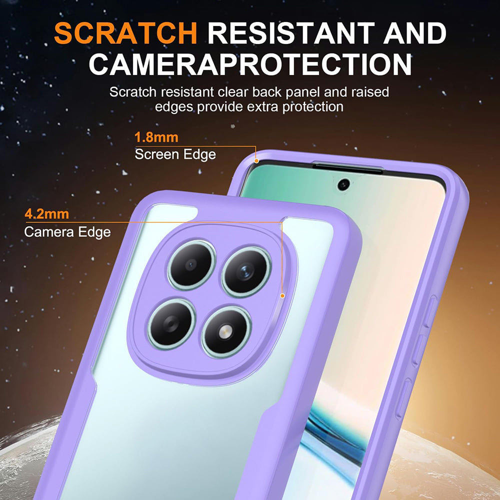 Hülle für Xiaomi Redmi Note 15 4G, Techsuit, ColorVerse 360, Lila
