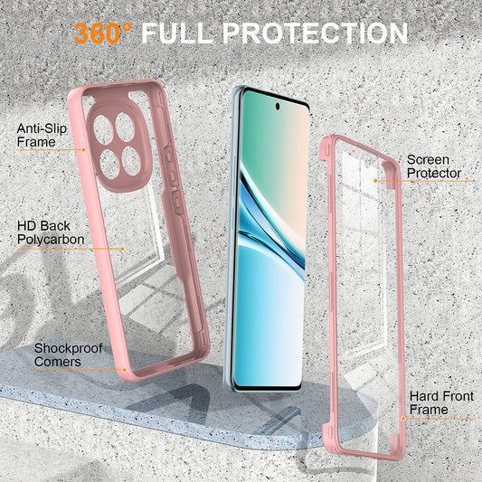 Hülle für Xiaomi Redmi Note 15 4G, Techsuit, ColorVerse 360, Rosa