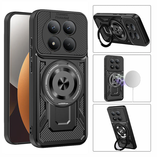 Hülle für Xiaomi Redmi Note 15 Pro 4G, Techsuit, RuggedCam, Grau