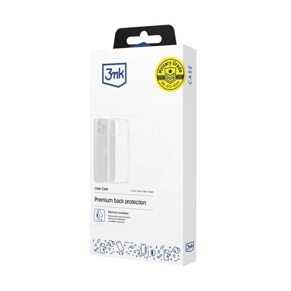 Case for Xiaomi Redmi Note 15 Pro 5G, 3MK, Clear, Transparent