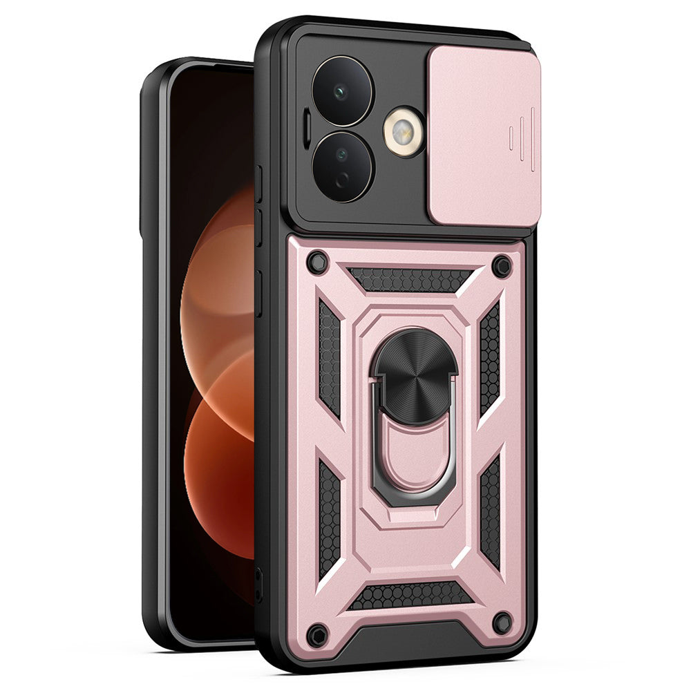 Case for Xiaomi Redmi Note 17 Pro, Techsuit, CamShield, Rose Gold