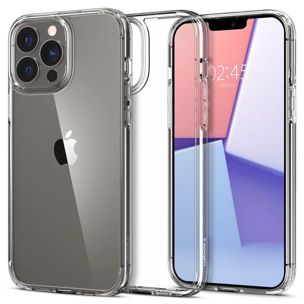 Hülle für Apple iPhone 13 Pro Max, Spigen, Ultra Hybrid, Transparent SPN1759CL