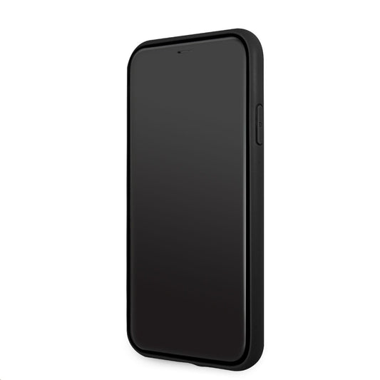 Hülle für Apple iPhone 11, Guess, 4G Metal Logo, Grau