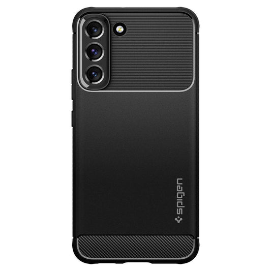 Gehäuse für Samsung Galaxy S22 5G S901, Spigen, Rugged Armor, Schwarz ACS03986
