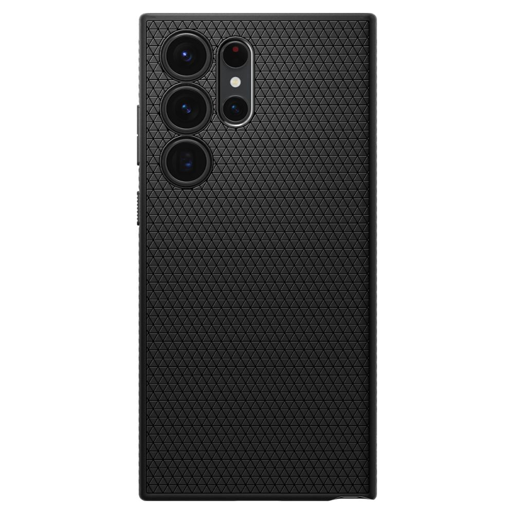 Case for Samsung Galaxy S23 Ultra S918, Spigen, Liquid Air, Matte Black ACS05614