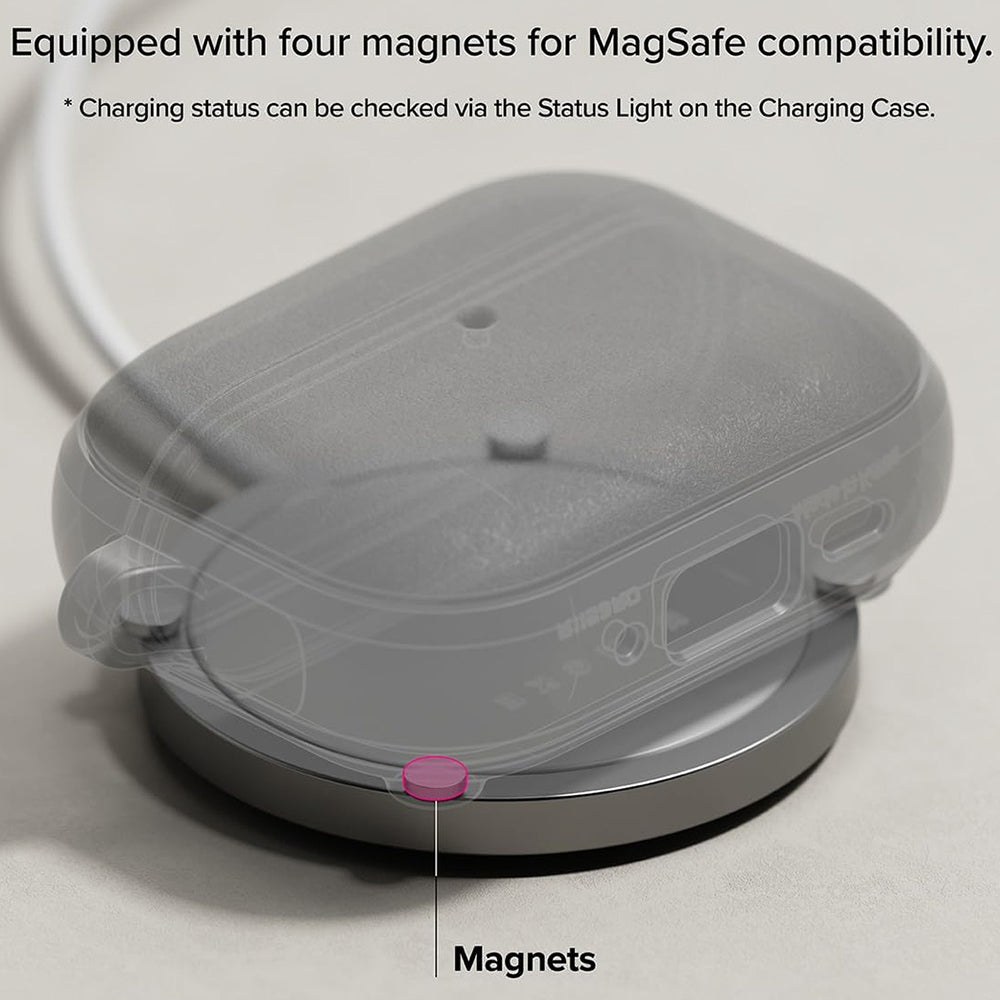 Ringke Onyx Magnetic Hülle für Apple AirPods Pro 3, Grau