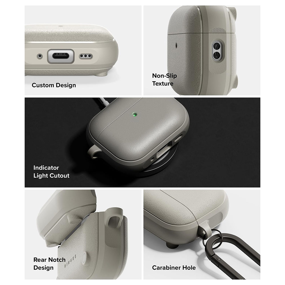 Ringke Onyx Magnetic Hülle für Apple AirPods Pro 3, Grau