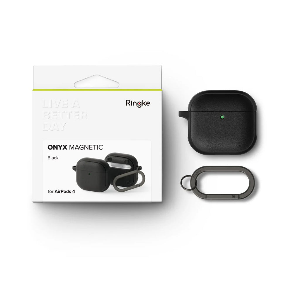 Ringke Onyx Magnetic Hülle für Apple AirPods 4, Grau