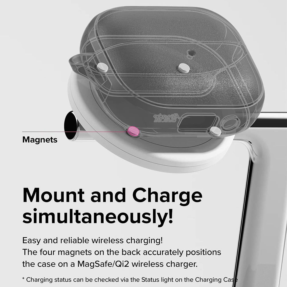 Ringke Onyx Magnetic Hülle für Samsung Galaxy Buds3 FE / Buds3 Pro / Buds3, Grau