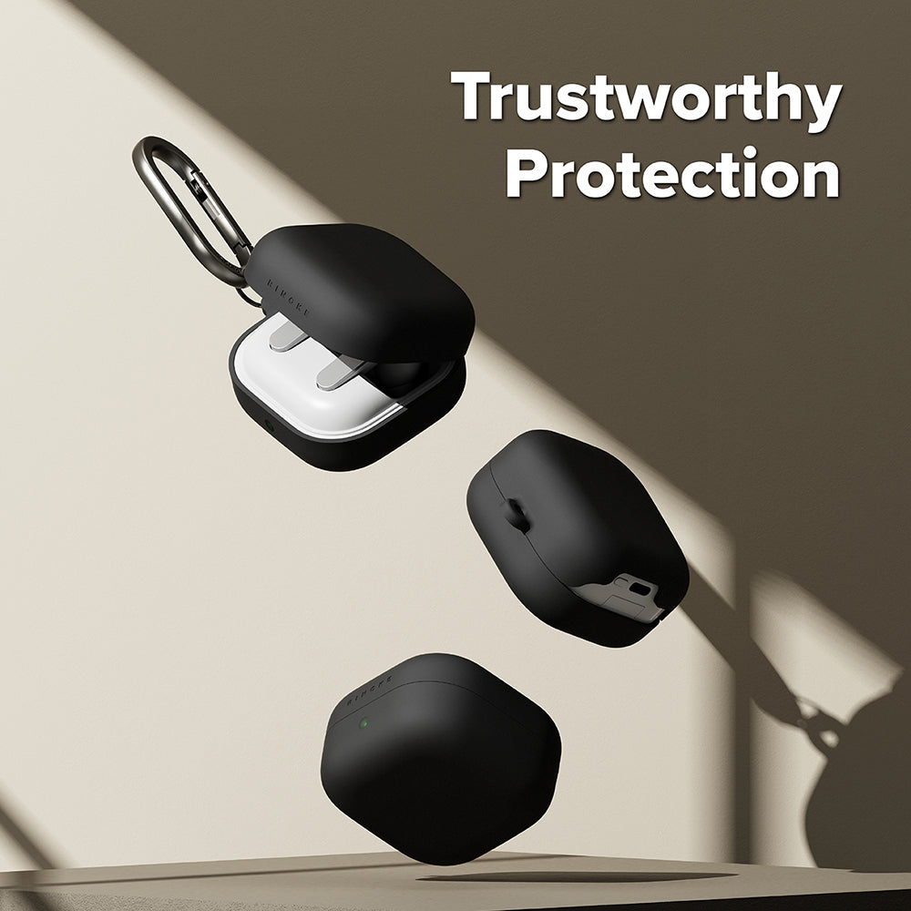 Ringke Hülle für Samsung Galaxy Buds4 / Buds4 Pro, Schwarz