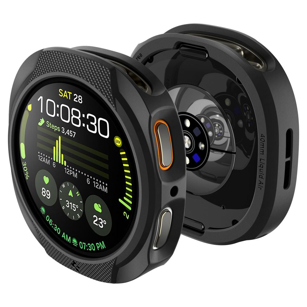 Spigen Liquid Air Hülle für Samsung Galaxy Watch8 40mm, Mattschwarz ACS09840