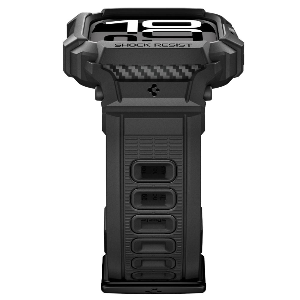 Spigen Rugged Armor Pro V2 Hülle für Apple Watch Series 10 / 11 42mm, Mattschwarz ACS10494