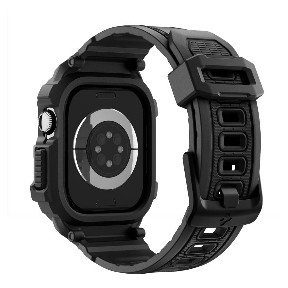 Spigen Rugged Armor Pro V2 Hülle für Apple Watch Series 10 / 11 42mm, Mattschwarz ACS10494