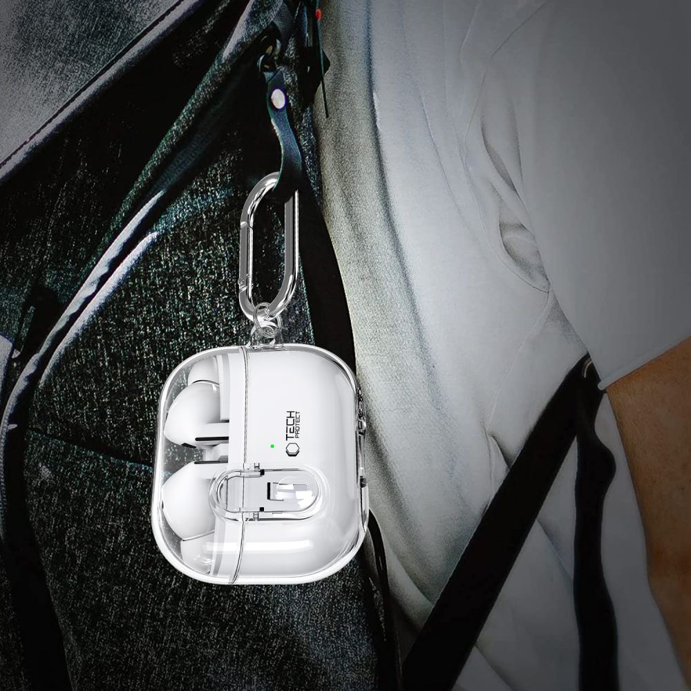 Tech-Protect Flexair Hülle für Samsung Galaxy Buds3 FE / Buds3 Pro / Buds3, Transparent