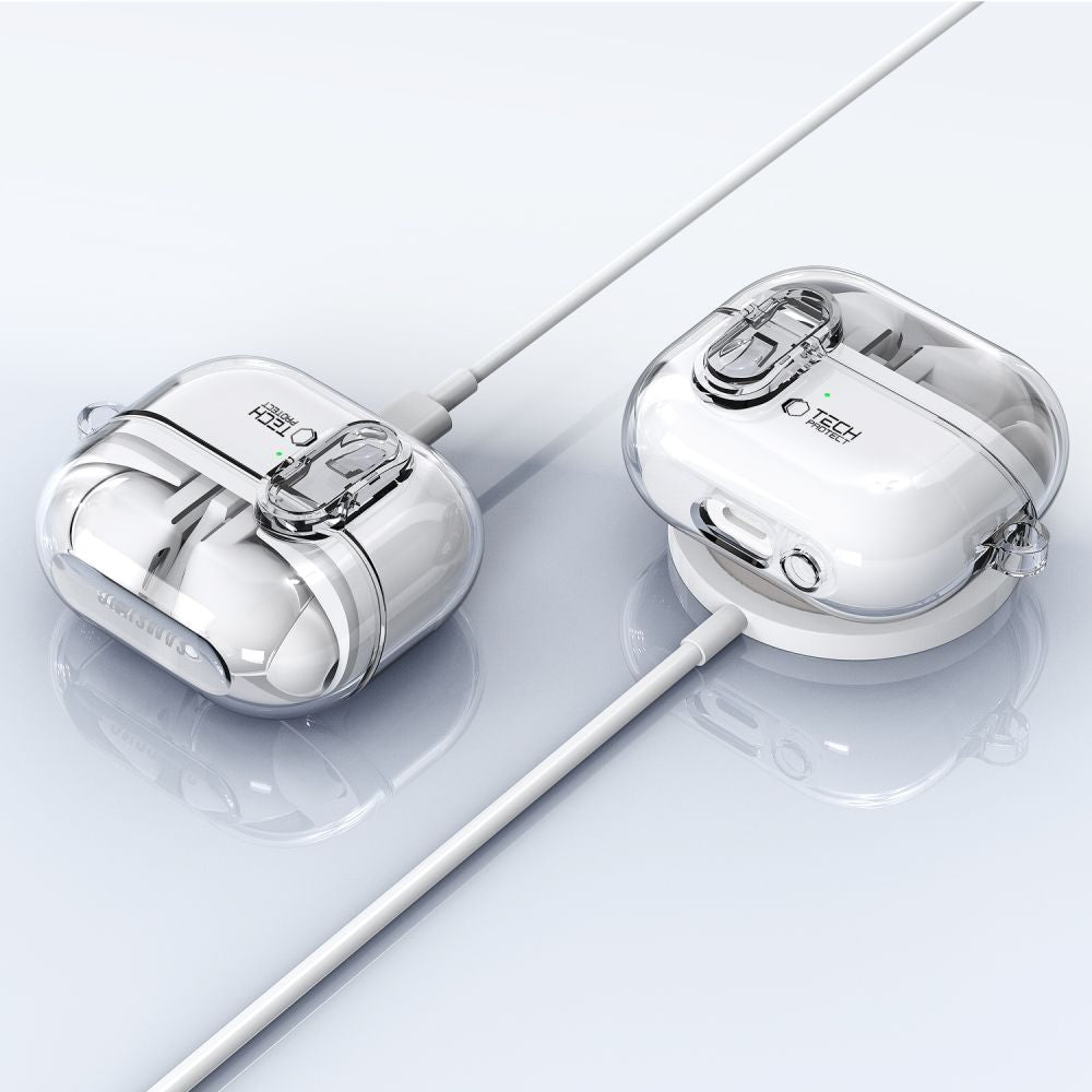 Tech-Protect Flexair Hülle für Samsung Galaxy Buds3 FE / Buds3 Pro / Buds3, Transparent