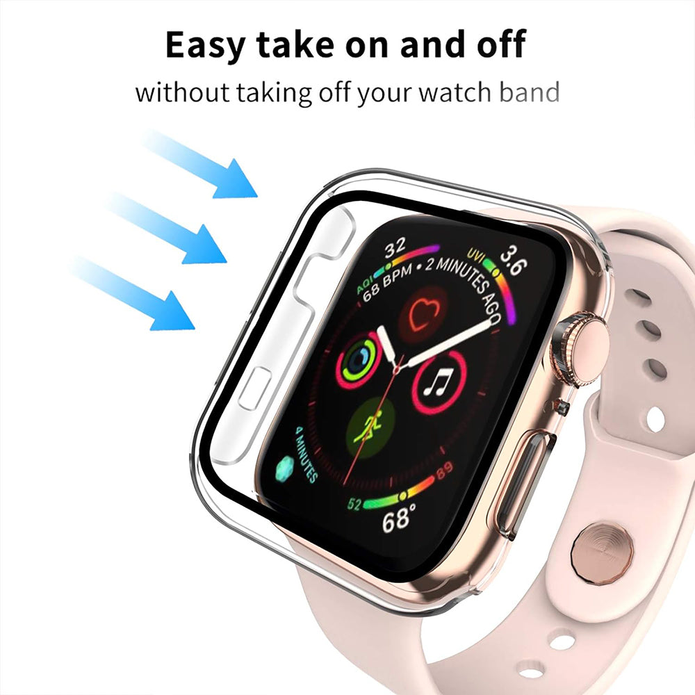 Techsuit Defense360 Pro Hülle für Apple Watch 42mm Series, Transparent