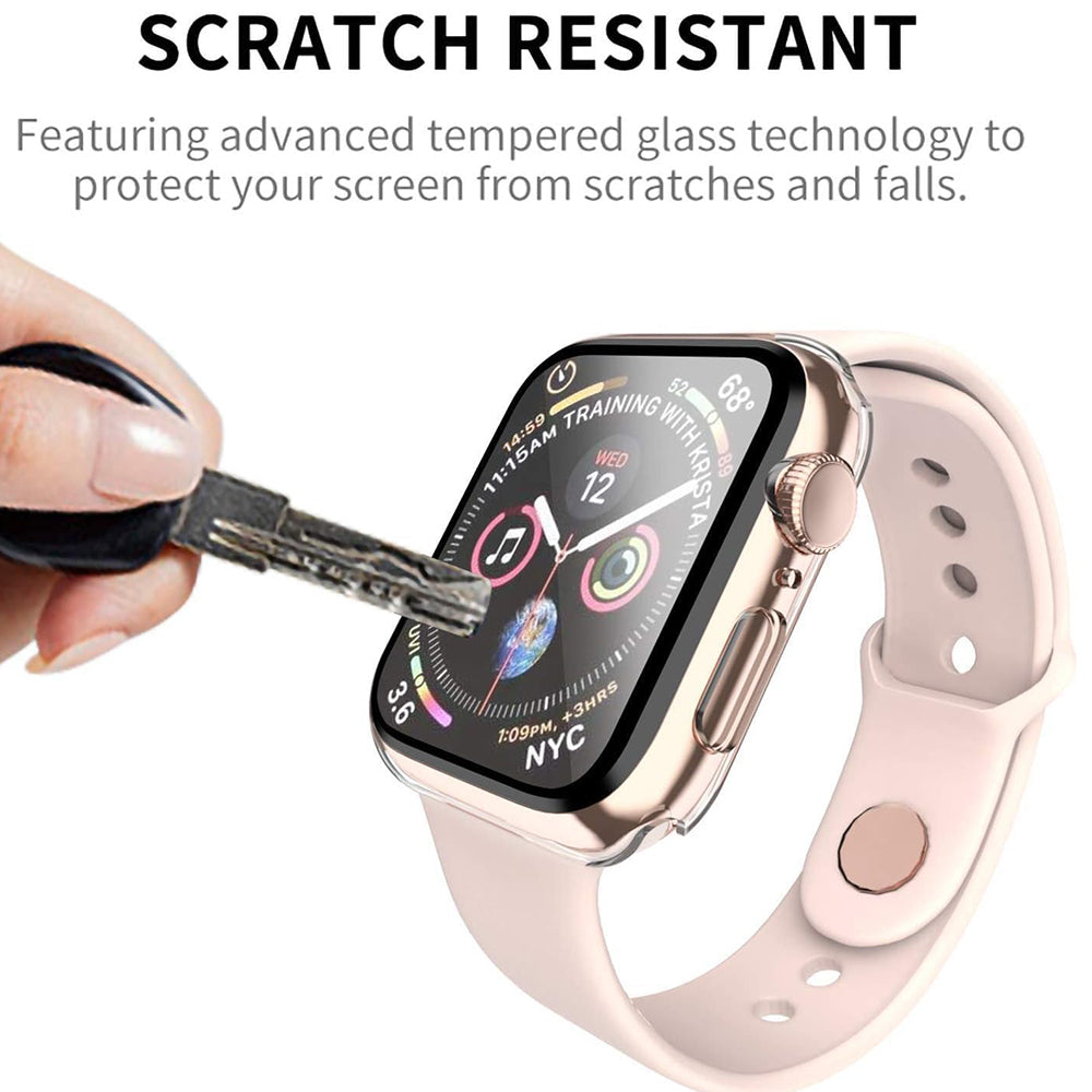 Techsuit Defense360 Pro Hülle für Apple Watch 42mm Series, Transparent