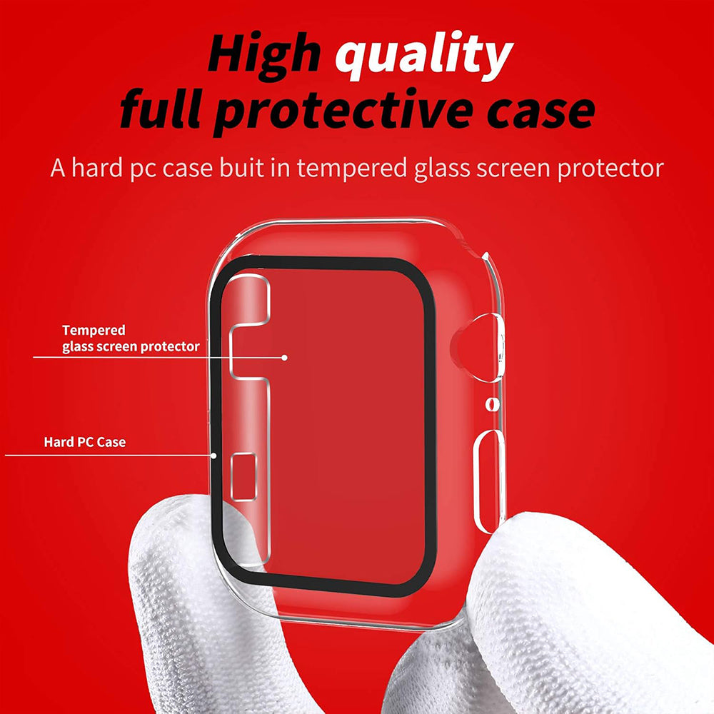 Techsuit Defense360 Pro Hülle für Apple Watch 42mm Series, Transparent