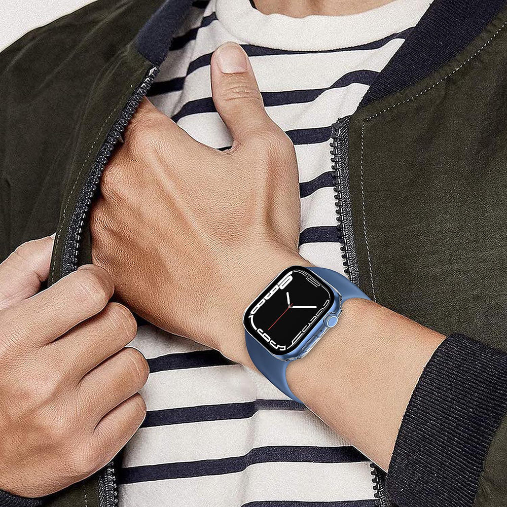 Techsuit Defense360 Pro Hülle für Apple Watch 7 41mm Serie, Transparent