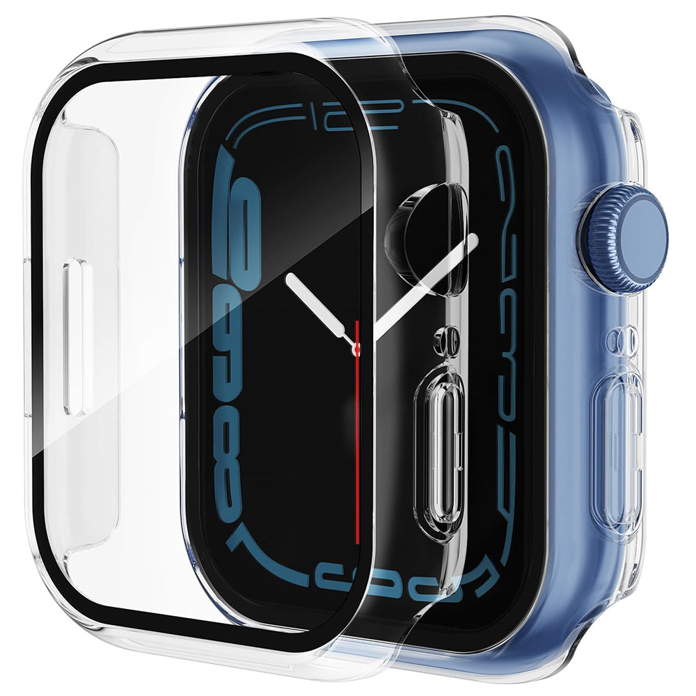 Techsuit Defense360 Pro Hülle für Apple Watch 7 45mm Serie, Transparent