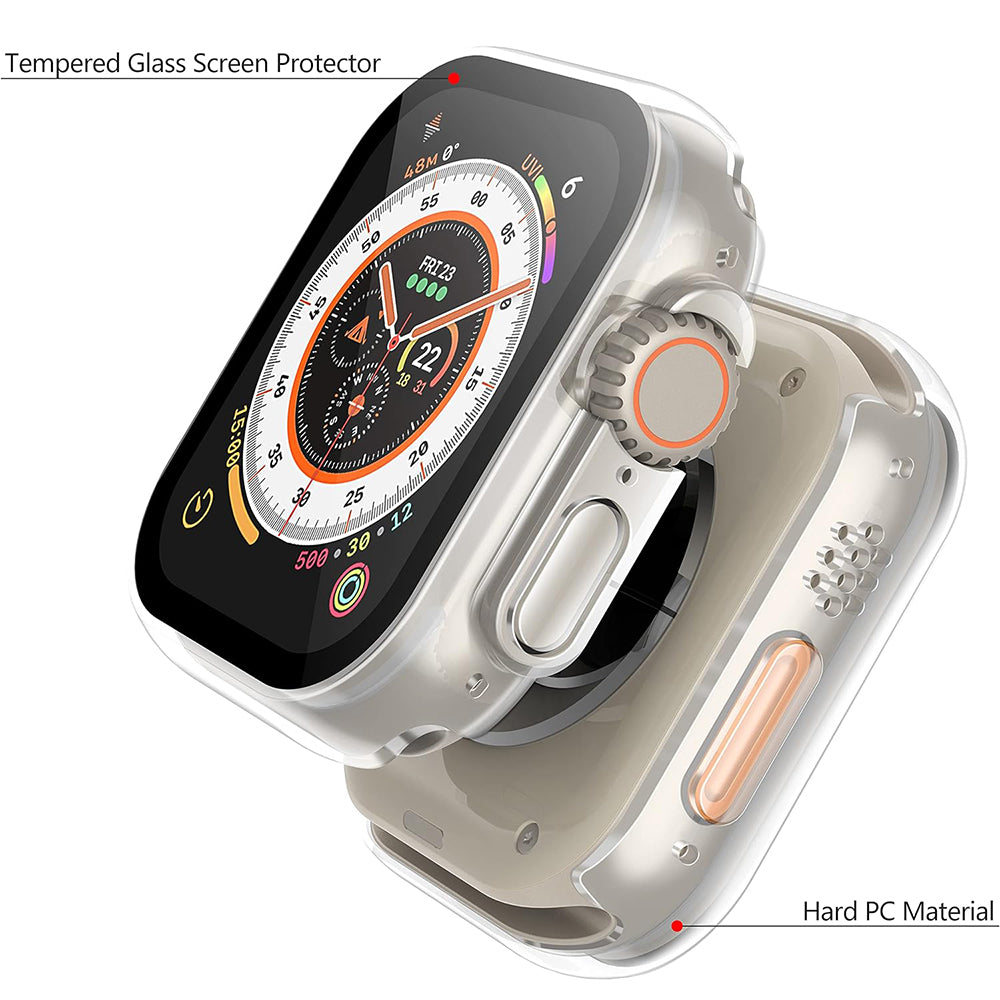 Techsuit Defense360 Pro Hülle für Apple Watch Ultra Series, Transparent