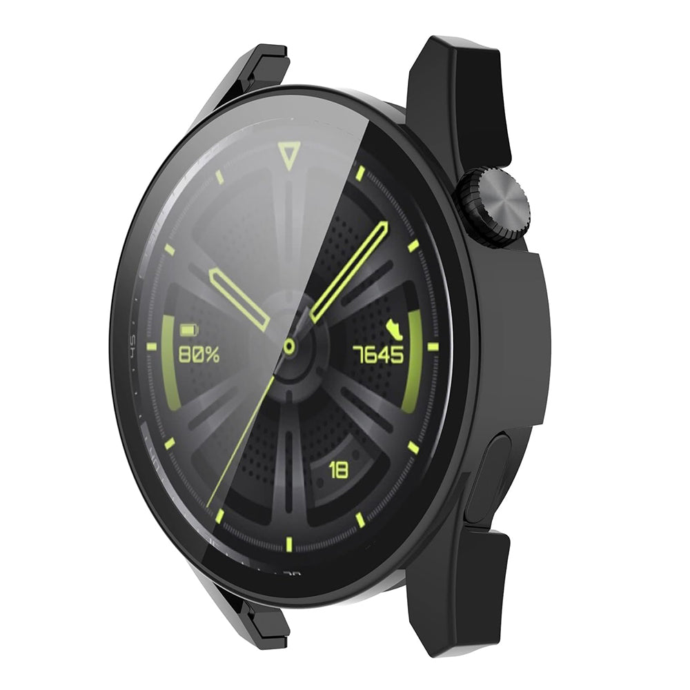 Techsuit Defense360 Pro Hülle für Huawei Watch GT 3 46mm, Schwarz