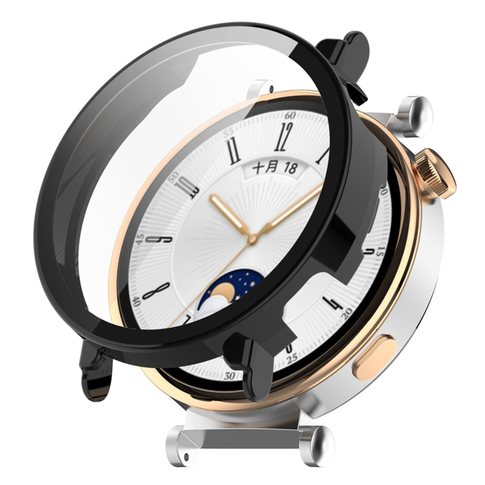 Techsuit Defense360 Pro Hülle für Huawei Watch GT 4 41mm, Schwarz