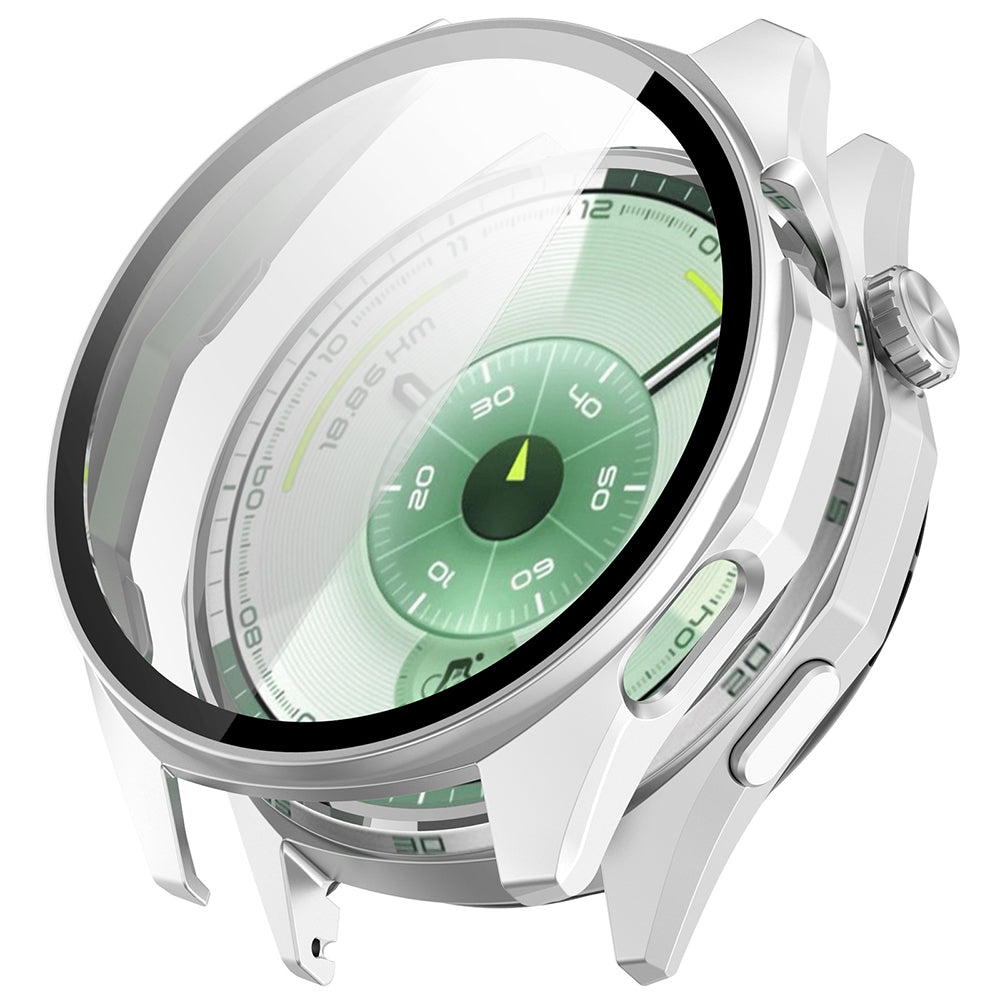 Techsuit Defense360 Pro Hülle für Huawei Watch GT 6 46mm, Silberfarben