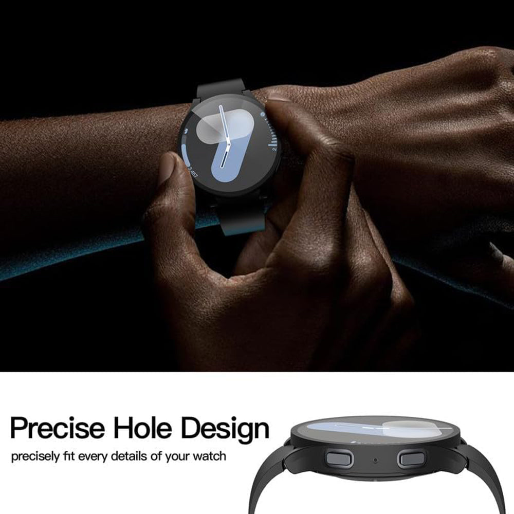 Techsuit Defense360 Pro Hülle für Samsung Galaxy Watch7 40mm, Schwarz