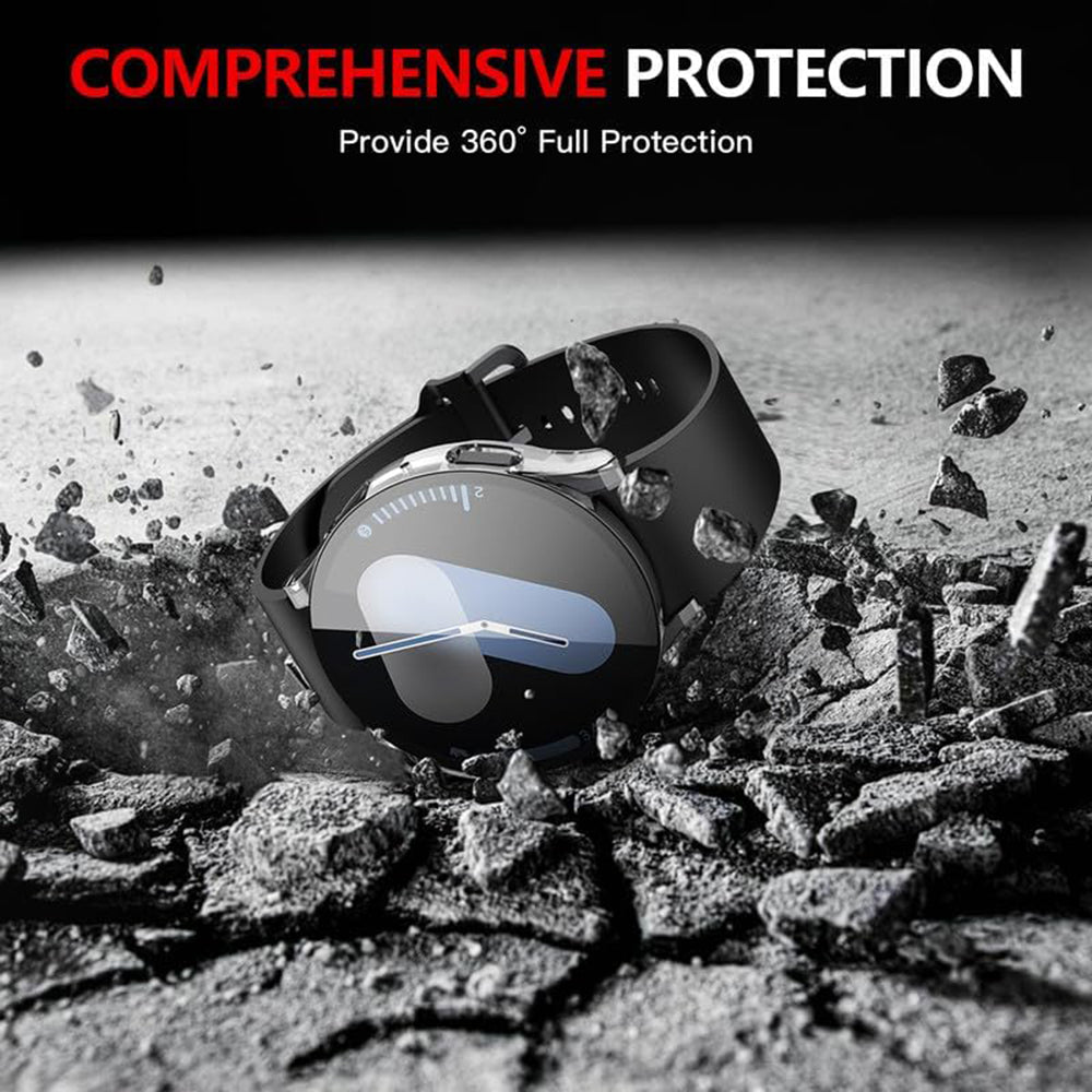 Techsuit Defense360 Pro Hülle für Samsung Galaxy Watch7 40mm, Transparent