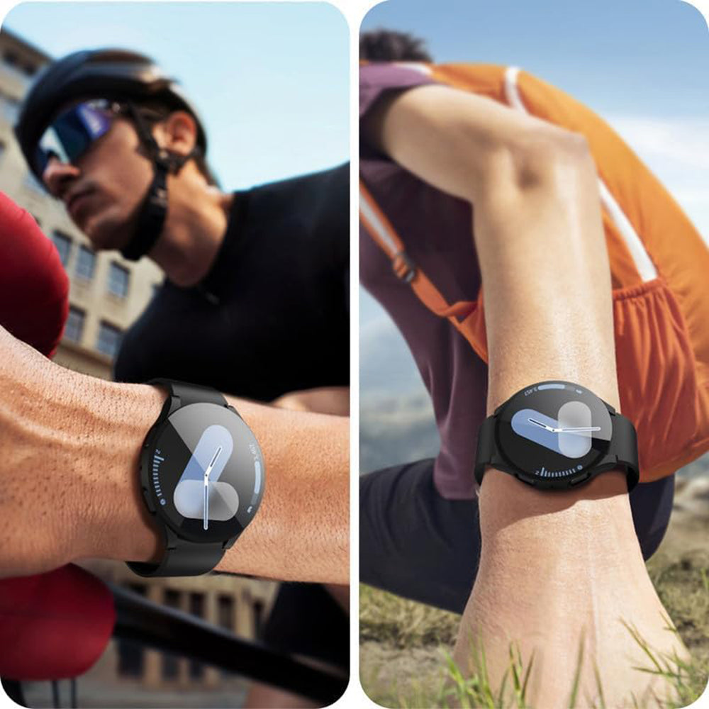 Techsuit Defense360 Pro Hülle für Samsung Galaxy Watch7 44mm, Schwarz