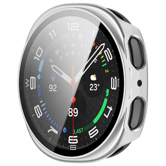 Techsuit Defense360 Pro Hülle für Samsung Galaxy Watch9 / Watch8 44mm, Silber